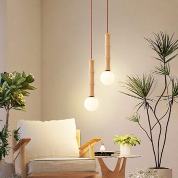 Đèn thả trần decor hình ống tre ấn tượng SBD4018 - bìa