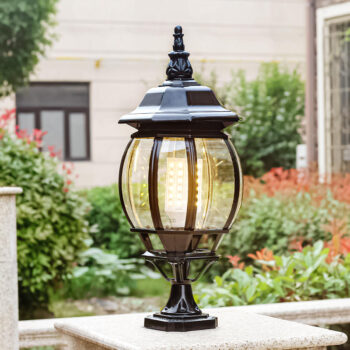 Đèn trụ cổng trang trí biệt thự tân cổ điển KL3269