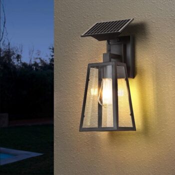Đèn tường năng lượng mặt trời decor cửa ra vào HSB085
