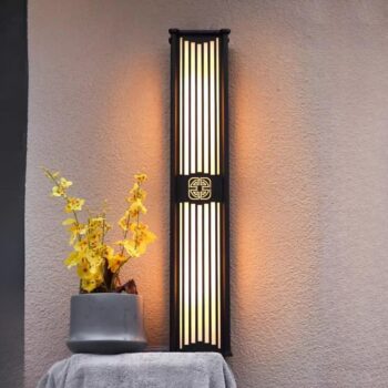 Đèn tường ngoài trời trang trí chữ thọ độc đáo KL7638