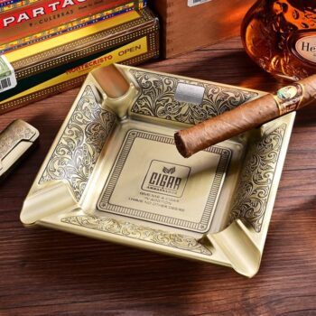 Gạt tàn 4 điếu cigar bằng đồng cao cấp CGL1215