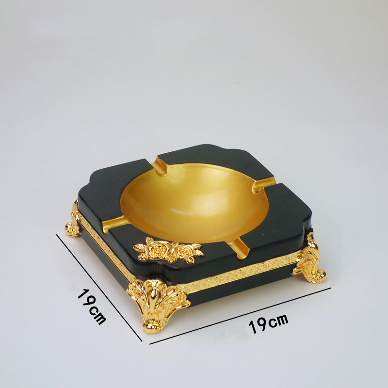 Gạt tàn 4 điếu xì gà hợp kim sang trọng YGH4704 2