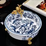 Gạt tàn cigar 3 điếu bằng sứ kiểu dáng cao cấp CGL3386