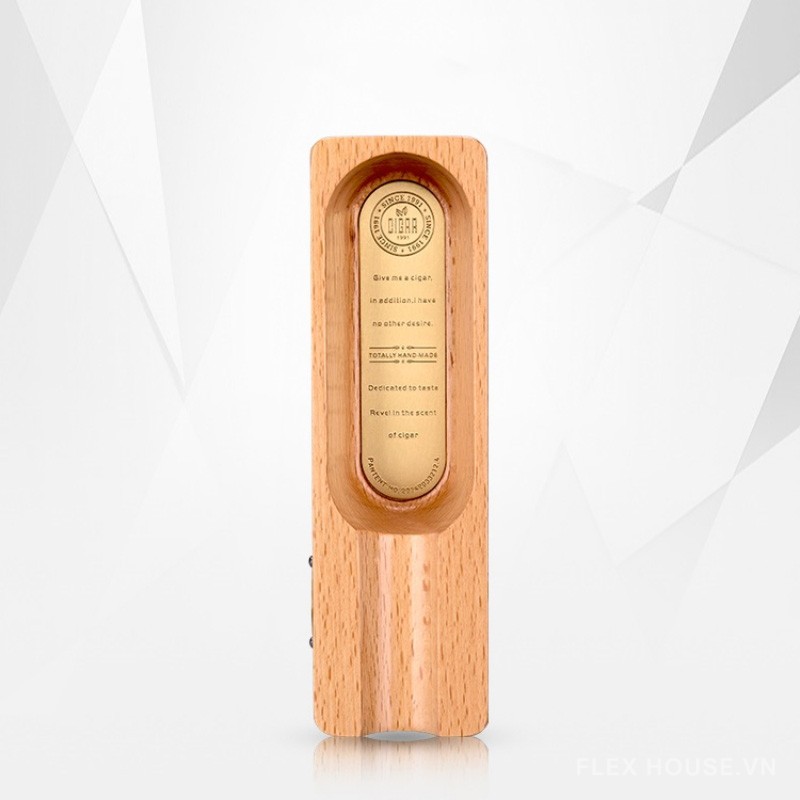 Gạt tàn cigar bằng gỗ 1 điếu mộc mạc bình dị CGL7126