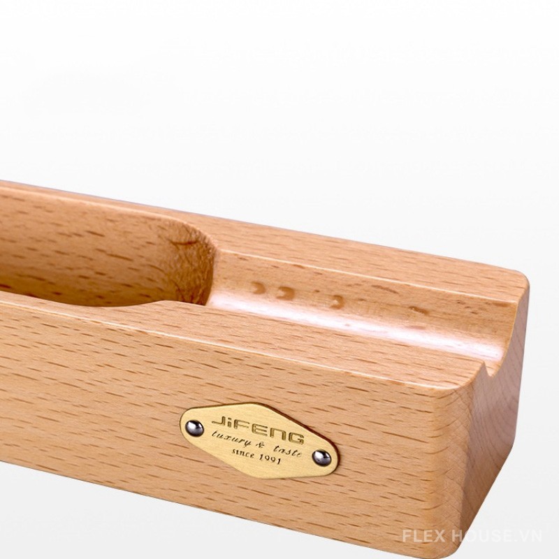 Gạt tàn cigar bằng gỗ 1 điếu mộc mạc bình dị CGL7126 9