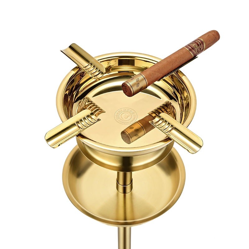Gạt tàn cigar đồng 2 tầng sang trọng CGL4834 8