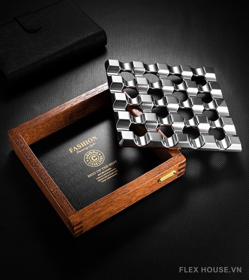 Gạt tàn cigar hợp kim nhôm thời trang hiện đại CGL9440 3