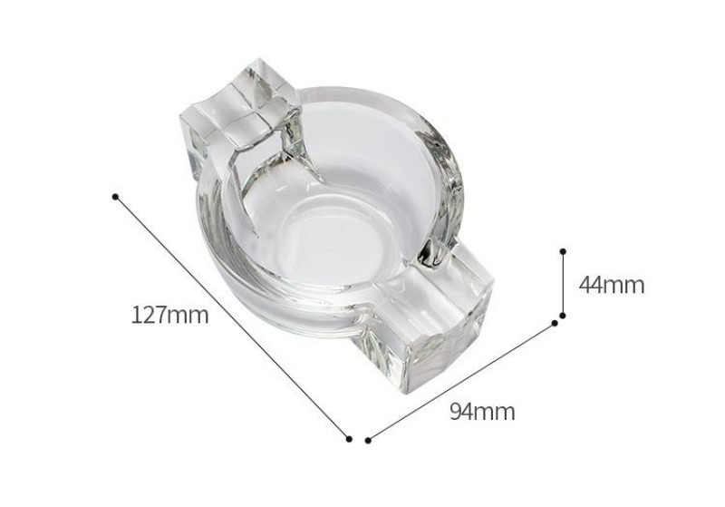 Gạt tàn pha lê 2 điếu thời trang hiện đại CGL9453 9