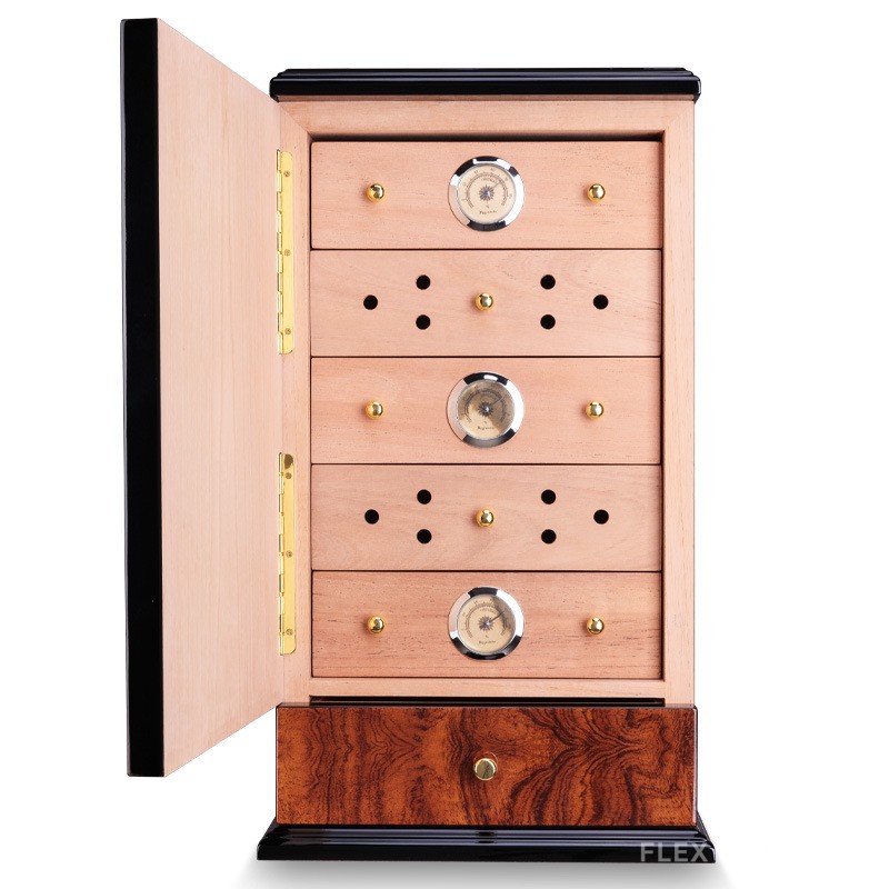 Hộp giữ ẩm cigar 6 ngăn gỗ tuyết tùng cao cấp CGL5122 9