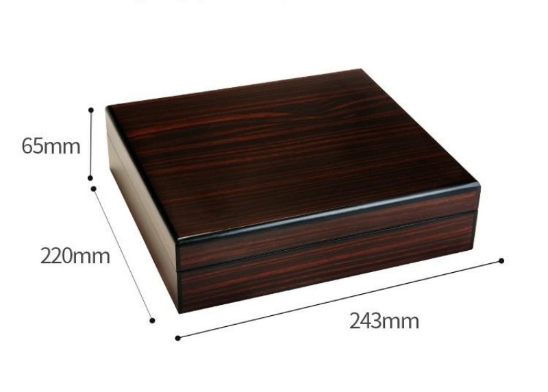 Hộp giữ ẩm cigar dung tích 35 điếu bằng gỗ CGL3687 7