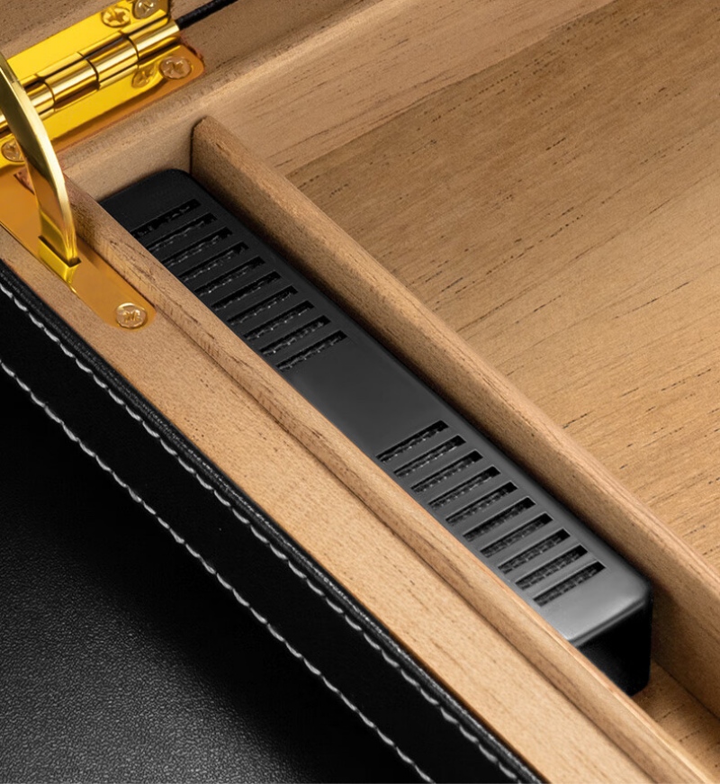 Hộp đựng cigar gỗ phối da sang trọng CGL7696 7