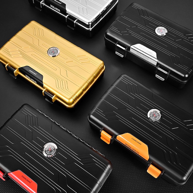 Hộp giữ ẩm cigar kiểu vali du lịch nhiều màu CGL0786 4