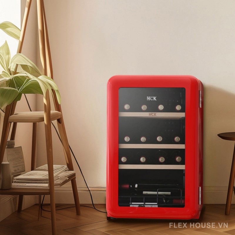 Tủ bảo quản rượu vang mini 20 chai cao cấp HCK0341 5