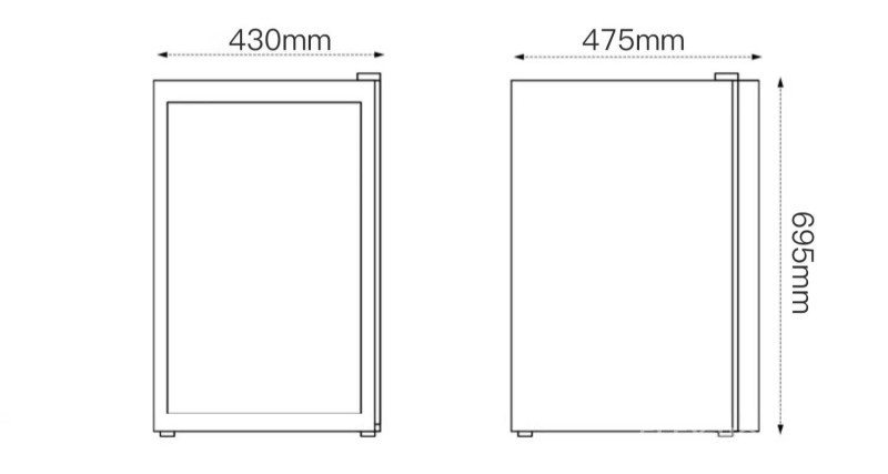 Tủ rượu vang mini 4 tầng thanh lịch HCK9337 10