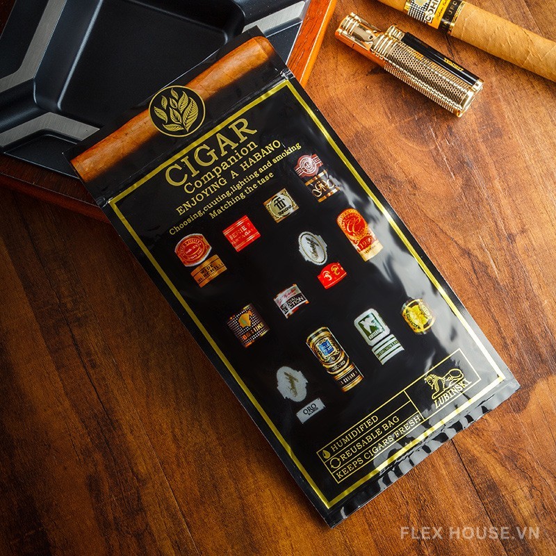 Túi dưỡng ẩm cigar kín cầm tay tiện dụng LB0451 6