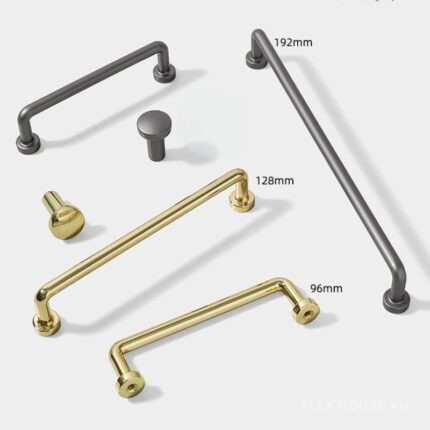 Tay nắm tủ quần áo hợp kim kẽm hiện đại sang trọng JD6996