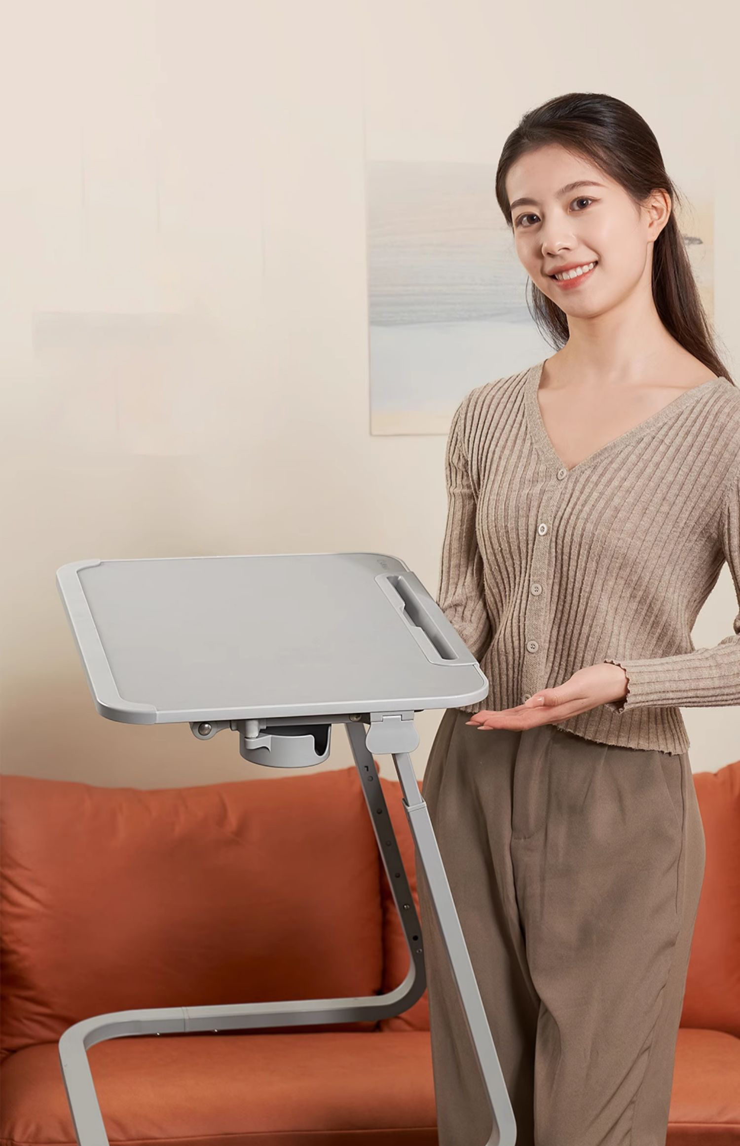 Bàn làm việc khung thép bọc da cao cấp XSF401 18