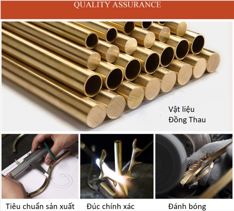 Đèn tường bằng đồng tranh thuỷ mặc nghệ thuật ZQ6071 10