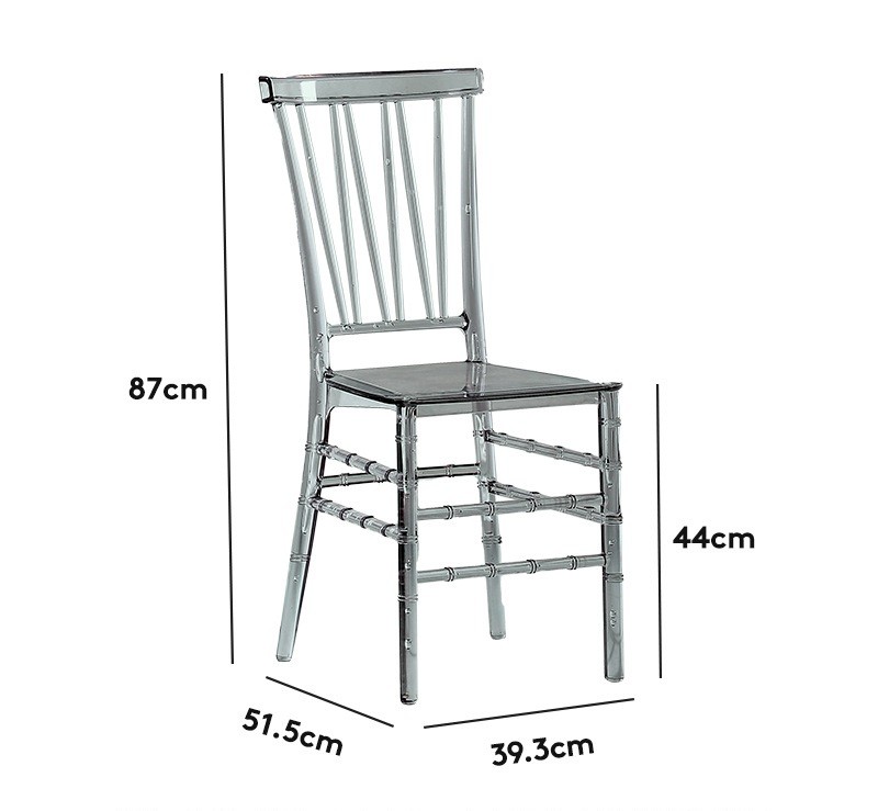Ghế cafe nhựa đúc trong suốt cao cấp BB7029 10