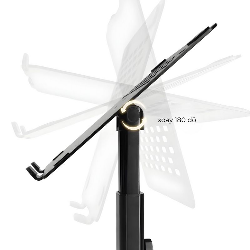 Giá đỡ tản nhiệt laptop nâng hạ xoay 360 độ XT796 3 Giá đỡ tản nhiệt laptop nâng hạ xoay 360 độ XT796 7
