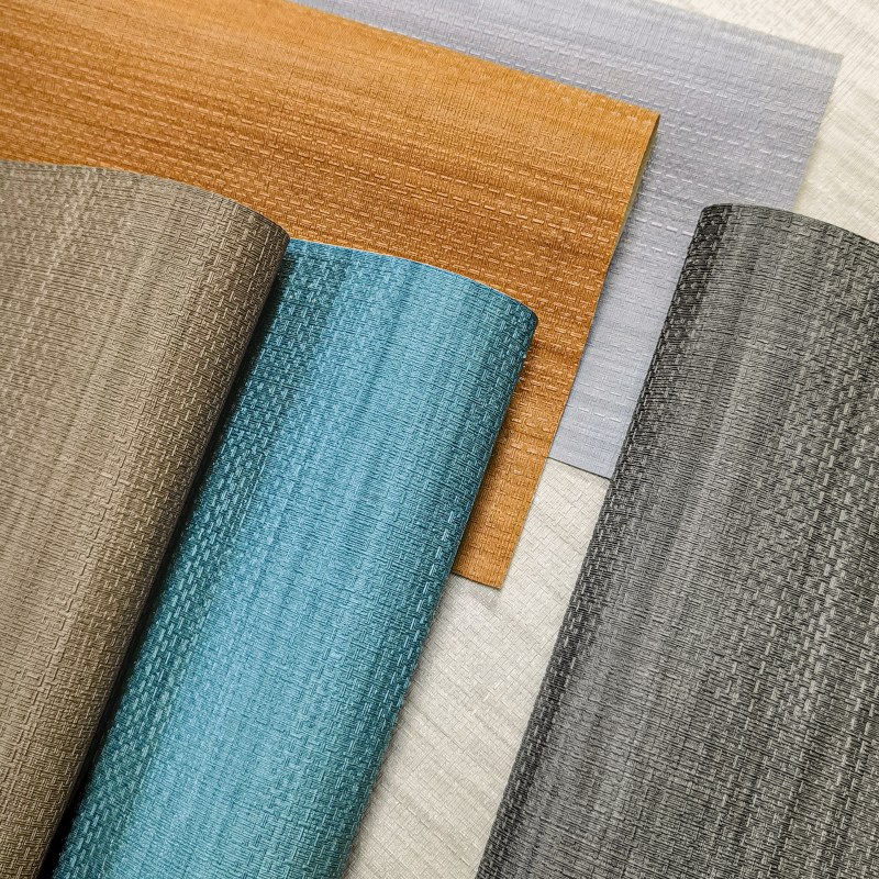 Giấy dán tường phòng khách Vinyl chống mốc FAC6803 5