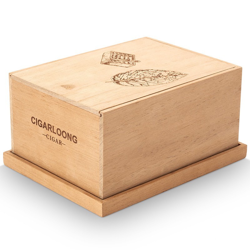 Hộp giữ ẩm cigar gỗ tuyết tùng tối giản hiện đại CGL8038 6