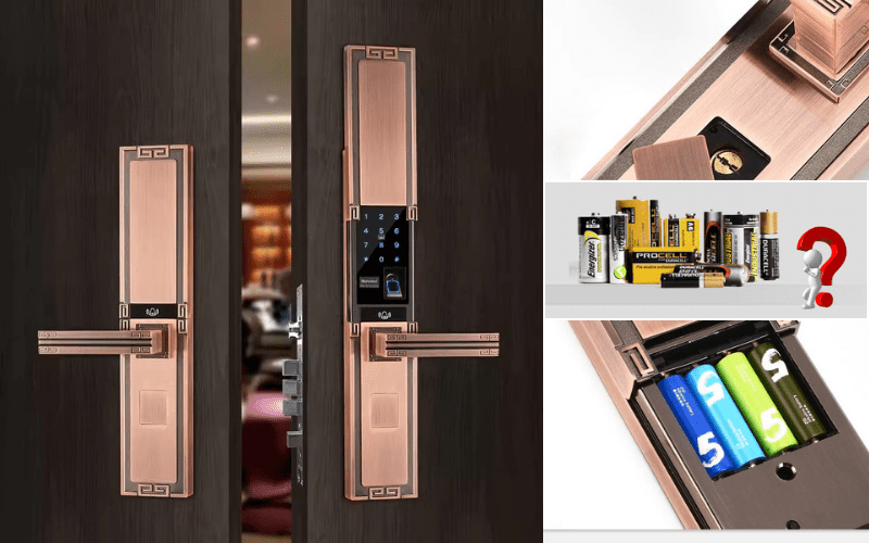 Hướng dẫn thay pin khóa cửa điện tử đúng cách 4 khóa điện tử thông minh