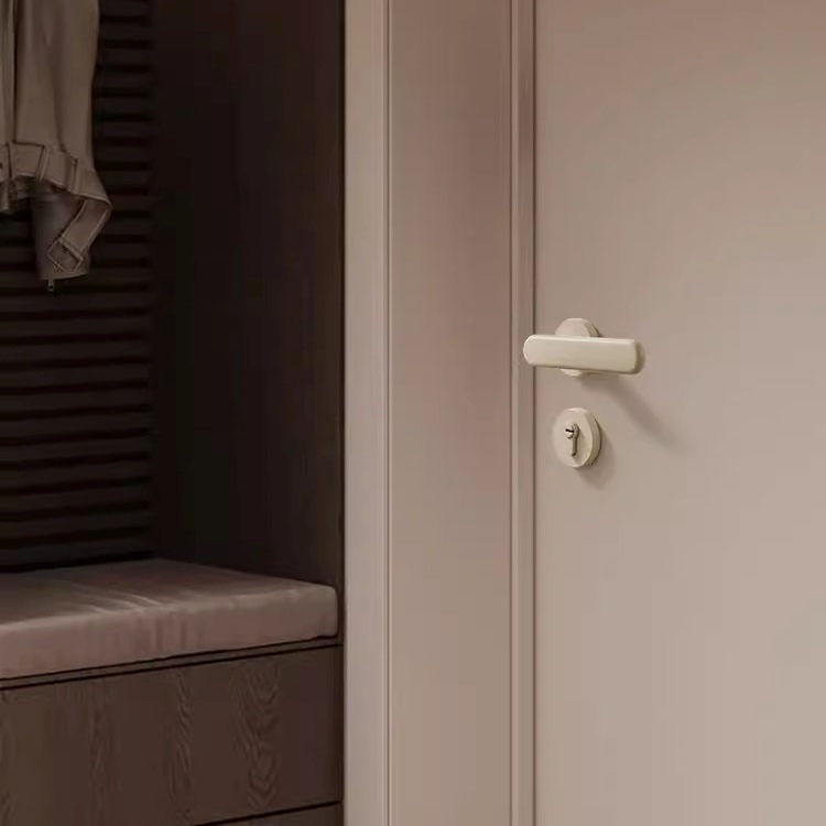 Khóa cửa phân thể màu be cao cấp GT873 10