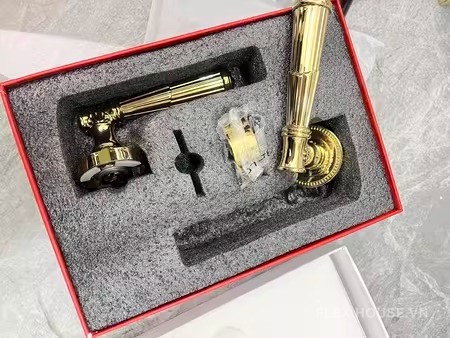 Khóa cửa phòng tay gạt Retro kiểu Pháp GT090 15