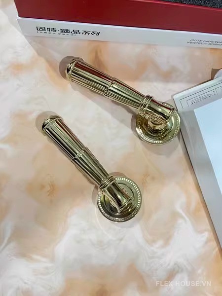 Khóa cửa phòng tay gạt Retro kiểu Pháp GT090 13