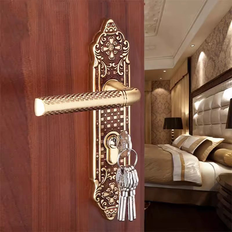 Khóa cửa tay gạt - Cấu tạo và nguyên lý hoạt động 4 Khoa-cua-tay-gat-bang-dong-phong-cach-co-dien-OCS5323-6