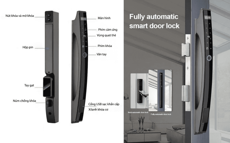 khóa cửa thông minh điều khiển từ xa
