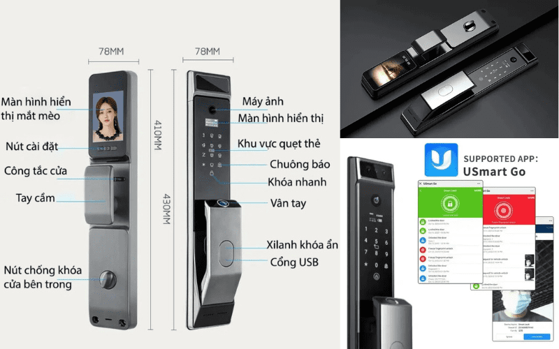 khóa cửa thông minh điều khiển từ xa