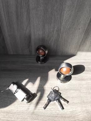 Khóa tay nắm tròn hợp kim phối gỗ sáng tạo GT835 15