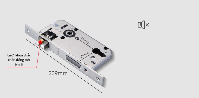 Khóa tay nắm tròn hợp kim phối gỗ sáng tạo GT835 13