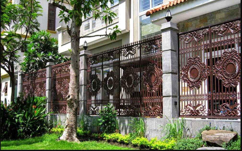 Mẫu hàng rào biệt thự tân cổ điển
