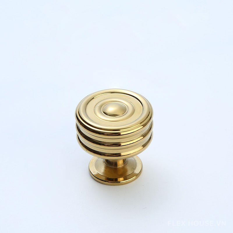 Núm tay nắm tủ đồng vân tròn kiểu Pháp HM8076 8