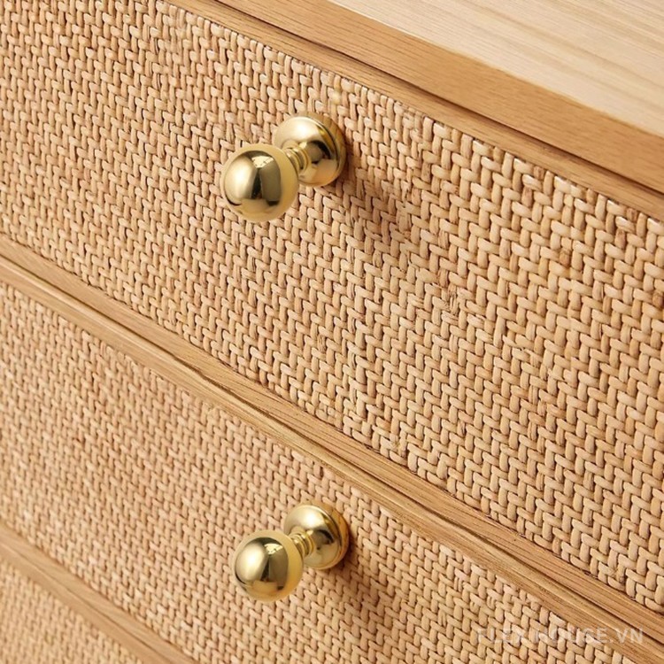 Tay nắm đồng thau decor kệ tủ kiểu Ý SD3666 8