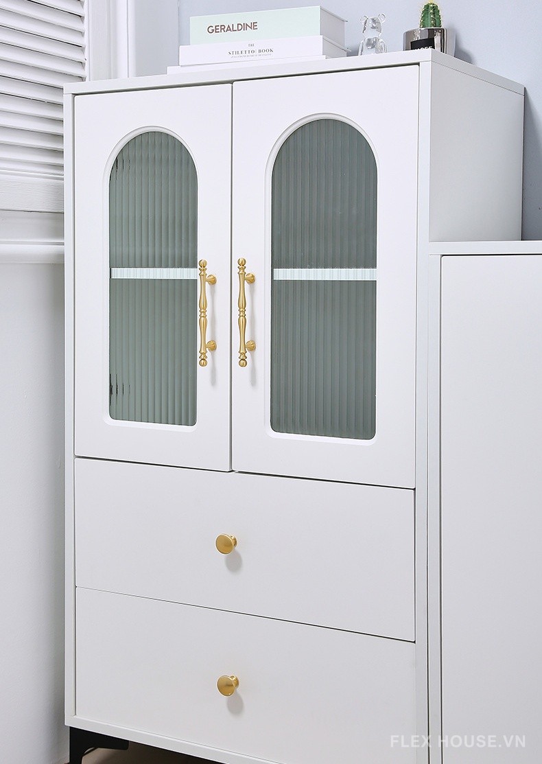 Tay nắm tủ áo bằng đồng phong cách châu Âu PALO304 6