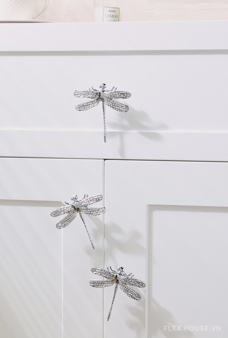 Tay nắm tủ đồng decor chuồn chuồn nghệ thuật PALO572 7
