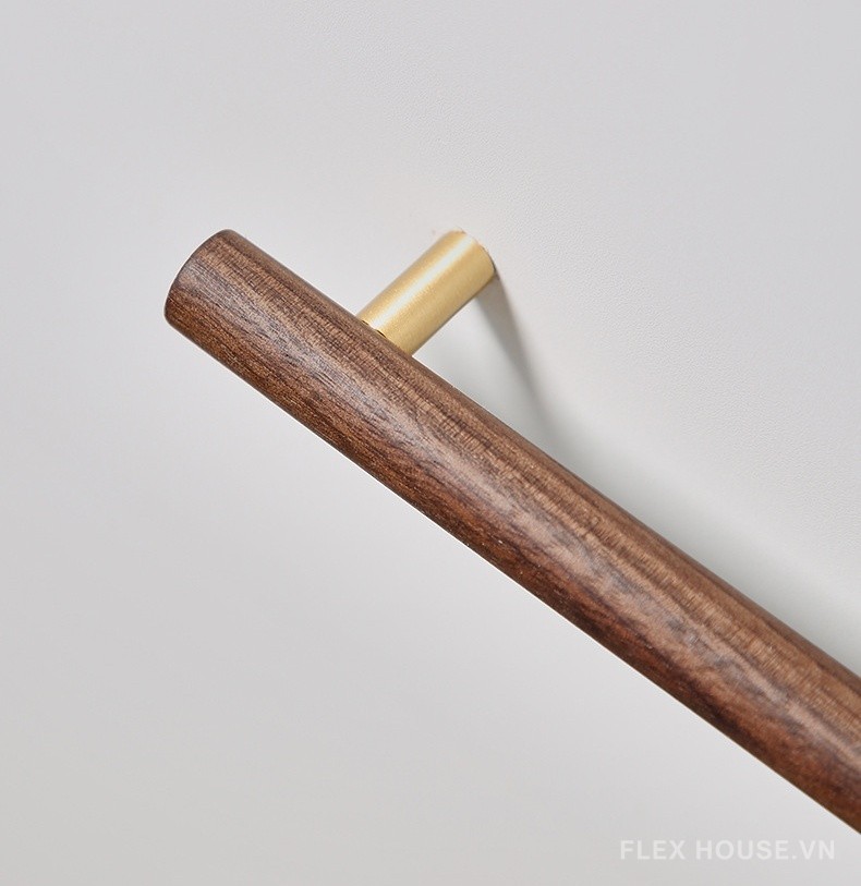 Tay nắm tủ gỗ óc chó phong cách Bắc Âu hiện đại PALO162 9