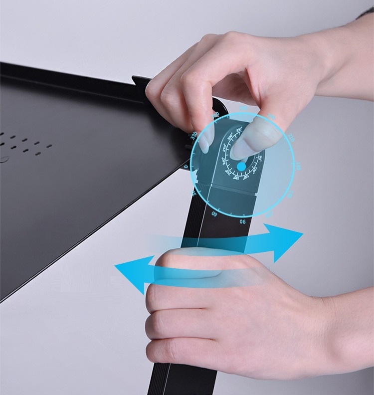 Bàn laptop gấp gọn tản nhiệt thép cao cấp NF2100 14