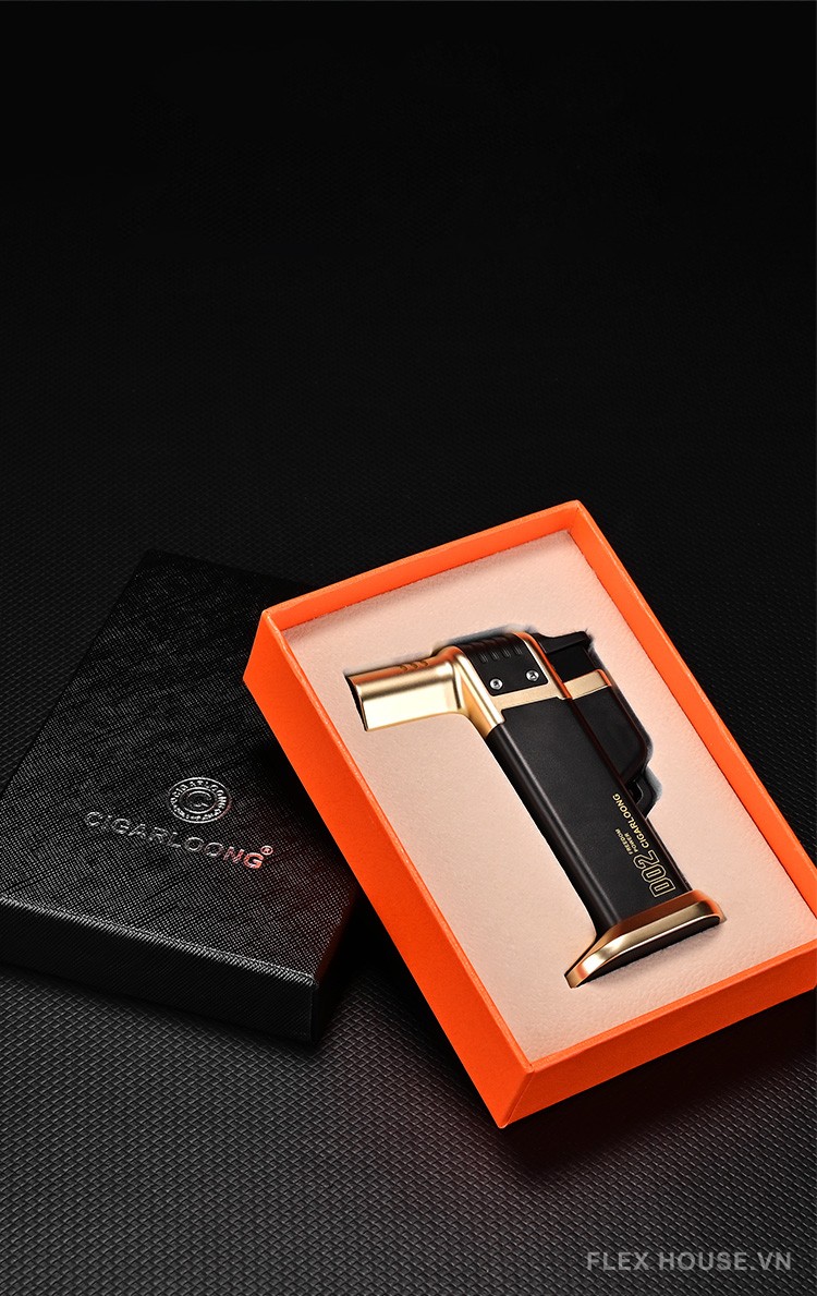 Bật lửa cigar 1 tia chống gió thời trang cá tính CGL989 10