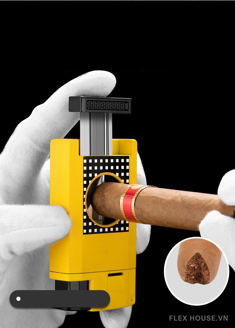 Bật lửa cigar hoạ tiết nghệ thuật 2 trong 1 CGL6217 19