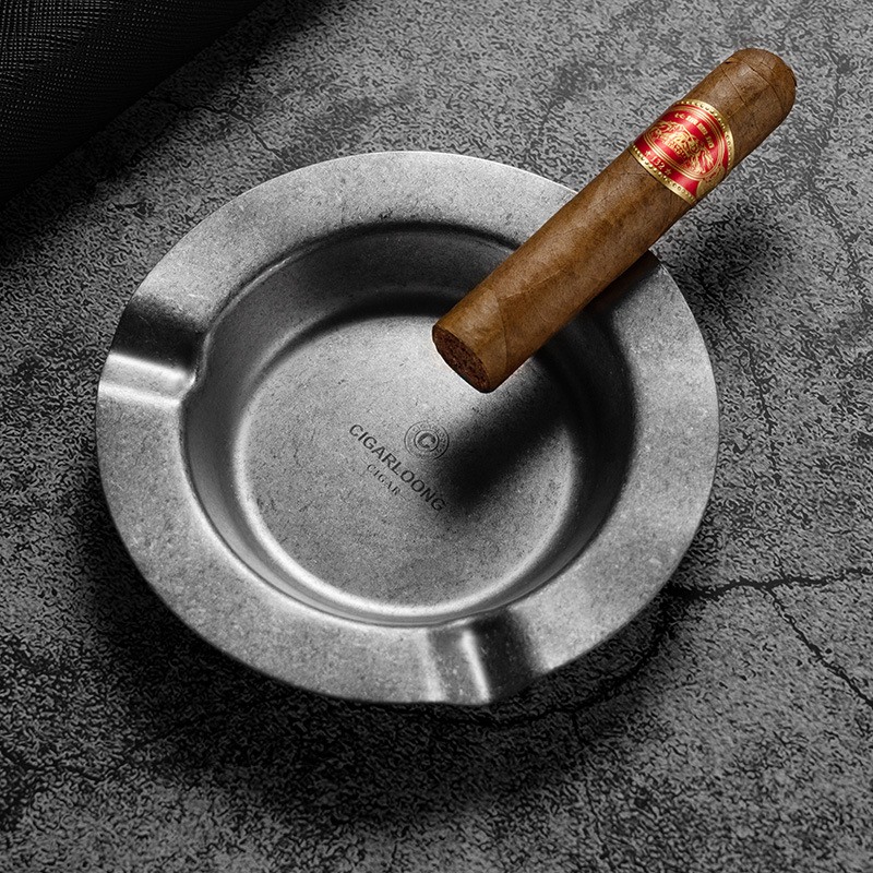 Gạt tàn 3 điếu cigar hợp kim tối giản ấn tượng CGL1874 7