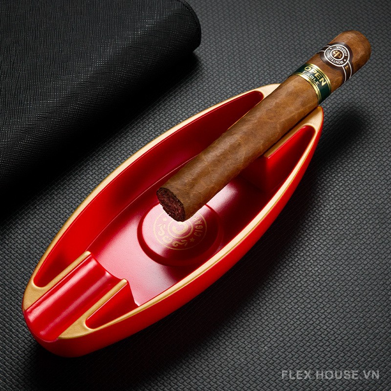 Gạt tàn cigar 2 điếu chiếc thuyền sáng tạo CGL5003 7