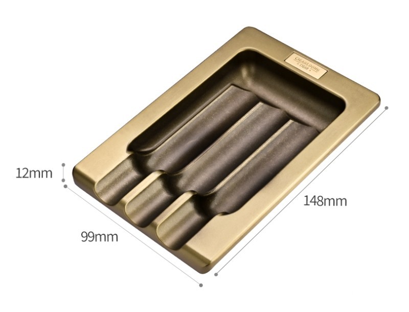 Gạt tàn cigar 3 điếu độc đáo ấn tượng CGL2128 7