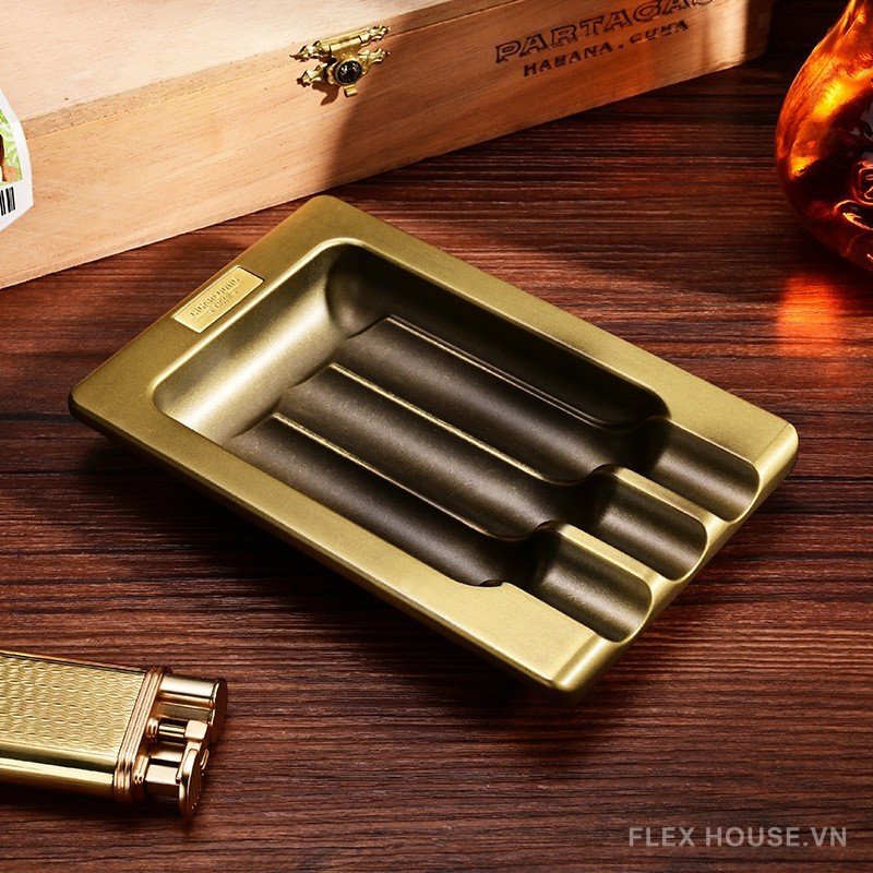 Gạt tàn cigar 3 điếu độc đáo ấn tượng CGL2128 8