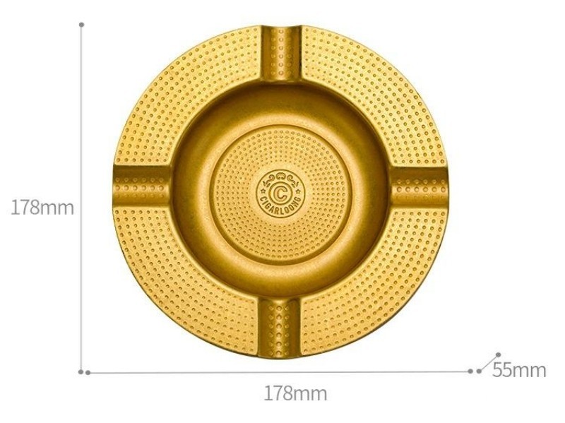 Gạt tàn cigar 4 điếu thép không gỉ cao cấp CGL8000 9