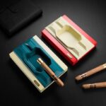 Gạt tàn cigar bằng sứ 2 điếu ấn tượng CGL7499